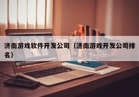 济南游戏软件开发公司（济南游戏开发公司排名）